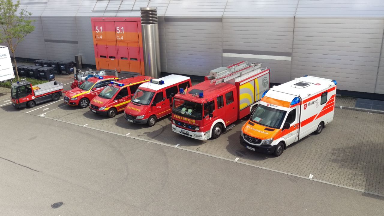 Einsatzfahrzeuge Werkfeuerwehr Stuttgart