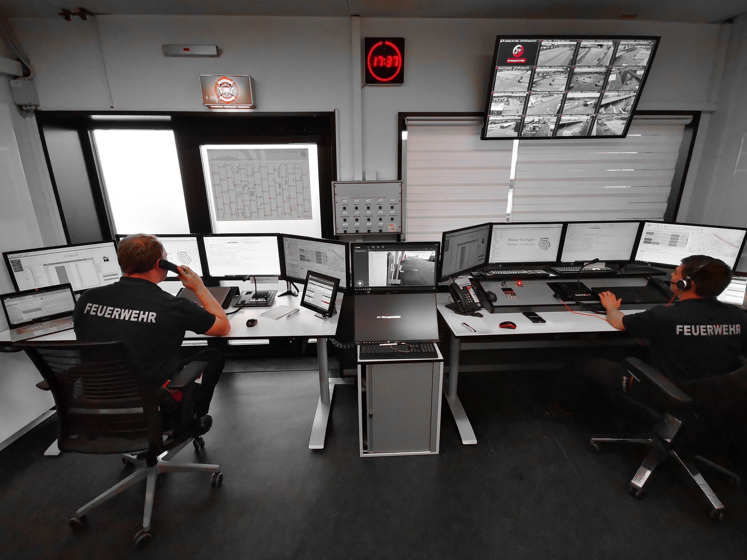 Einsatzzentrale Werkfeuerwehr Stuttgart