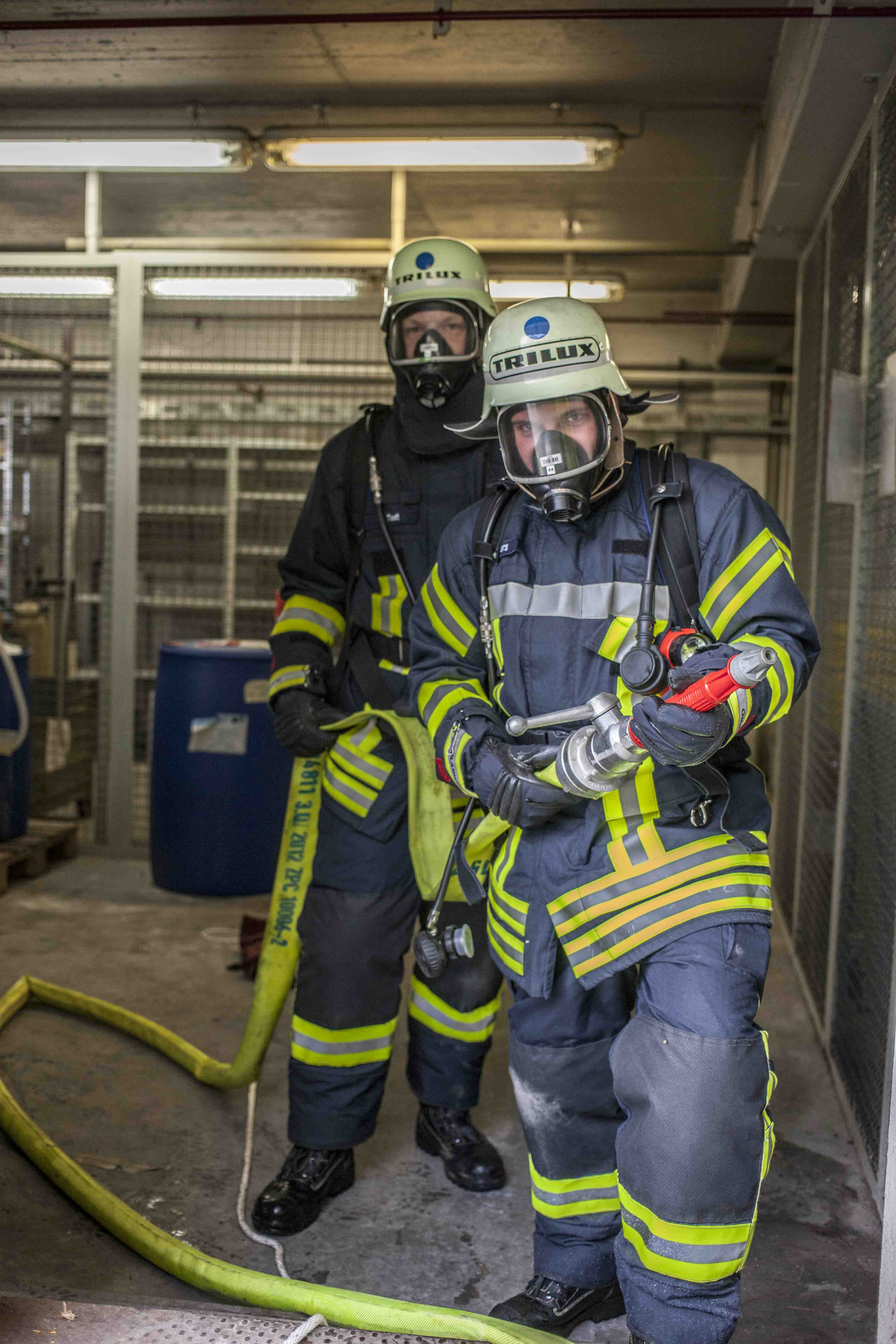 Feuerwehrübung AGT TRILUX