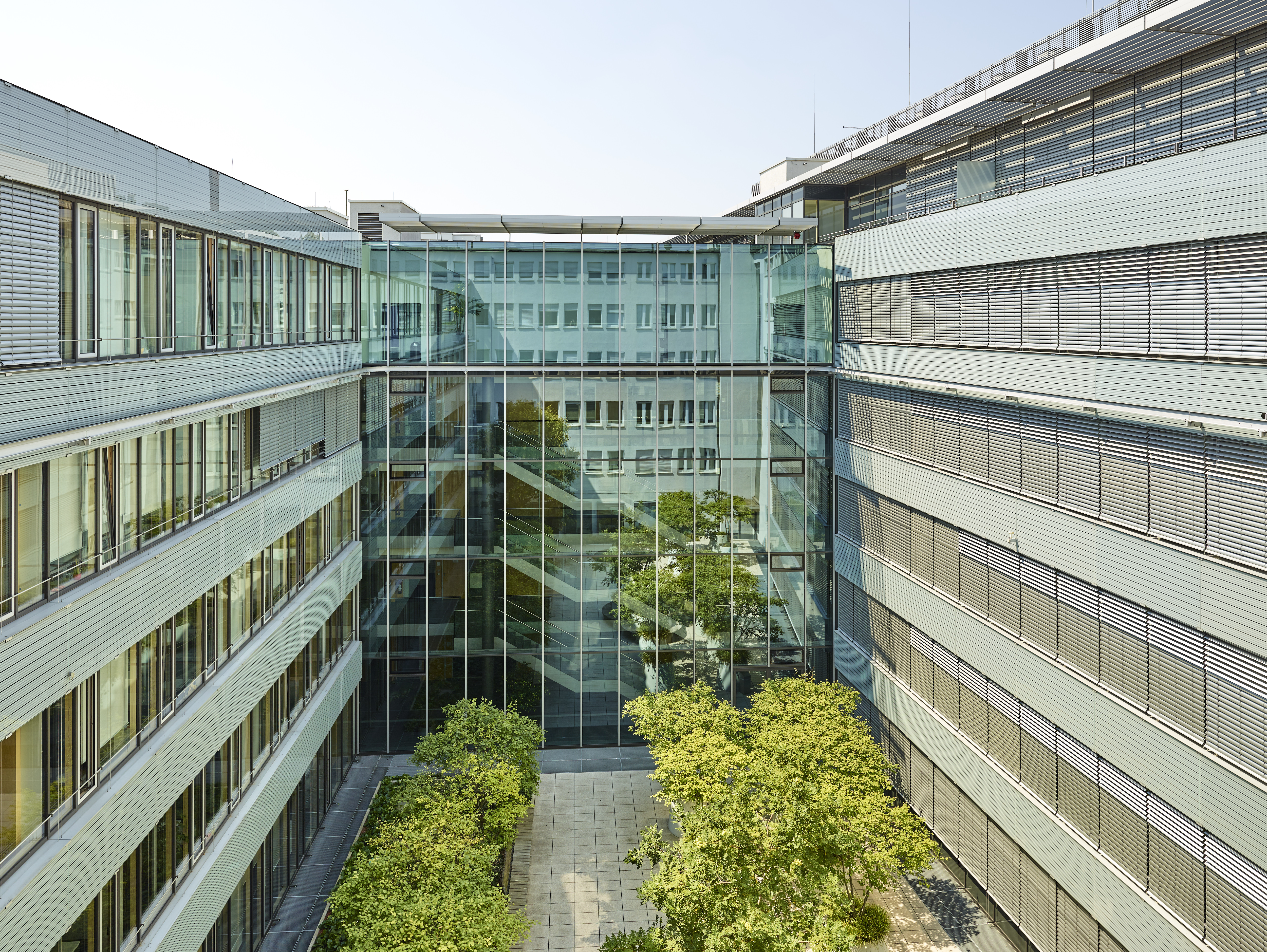 Blick auf WGV Innenhof