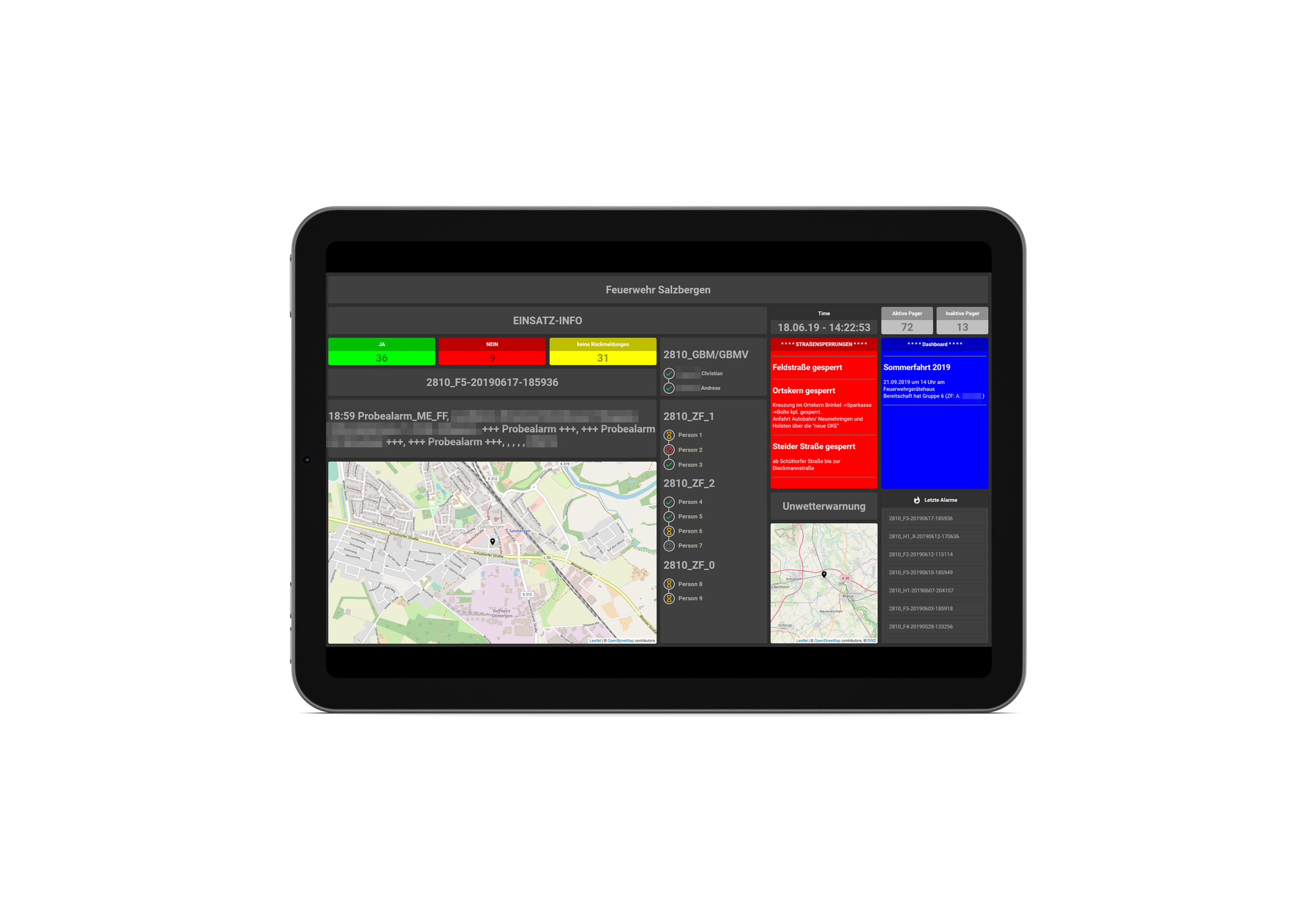 GroupAlarm Screenshot